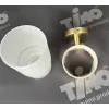 Timo. Стакан для зубных щеток Saona 13031/17 Золото матовое
