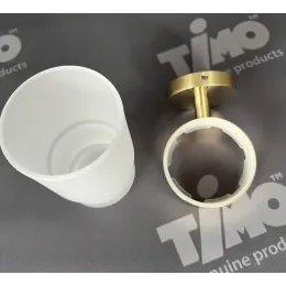 Timo. Стакан для зубных щеток Saona 13031/17 Золото матовое