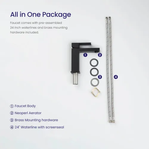 Timo. Смеситель для раковины Selene 2061/03F Черный