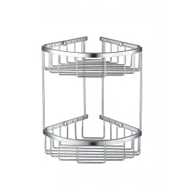 Timo. Полка угловая двойная Nelson 150082/00 Хром