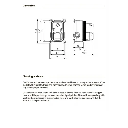 Timo. Душевая система встроенная Briana SX-7139/03SM Черный
