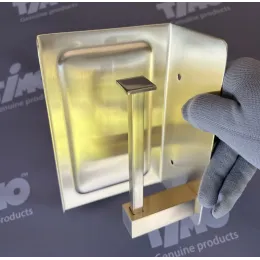 Timo. Бумагодержатель с полкой для телефона Selene 17044/17 Золото матовое