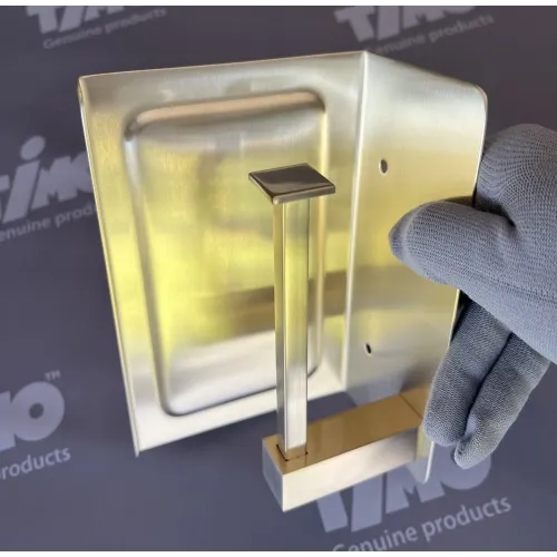 Timo. Бумагодержатель с полкой для телефона Selene 17044/17 Золото матовое