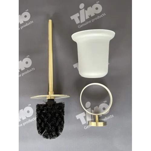 Timo. Щетка для туалета Saona 13061/17 Золото матовое
