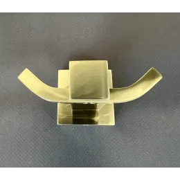 Timo. Крючок двойной Selene 17012/17 Золото матовое