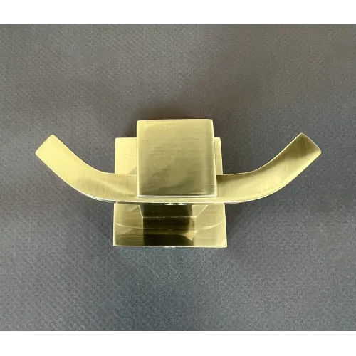 Timo. Крючок двойной Selene 17012/17 Золото матовое