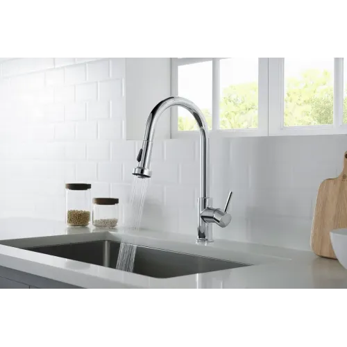 Timo. Смеситель для кухни с выдвижной лейкой Saona 2316/00FL Хром