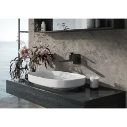 Timo. Смеситель для раковины встроенный Torne 4372/03SM Черный