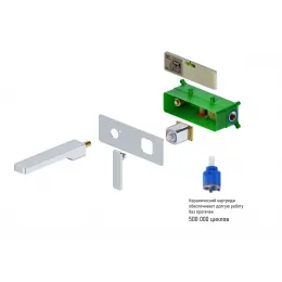 Timo. Смеситель для раковины встроенный Torne 4371/00SM Хром