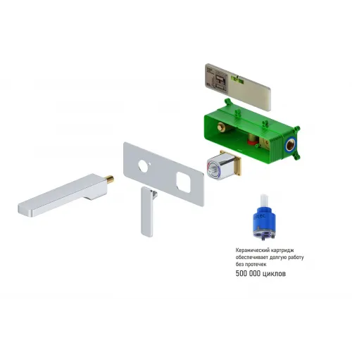 Timo. Смеситель для раковины встроенный Torne 4371/00SM Хром