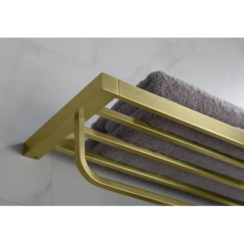 Timo. Полка для полотенец Selene 17058/17 Золото матовое