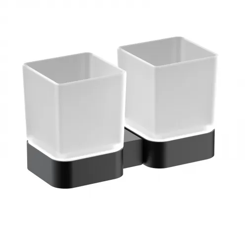 Timo. Стакан двойной для зубных щеток Selene 14034/03 Хром