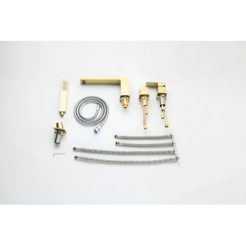 Timo. Смеситель для ванны врезной Selene 2130/17Y Золото матовое