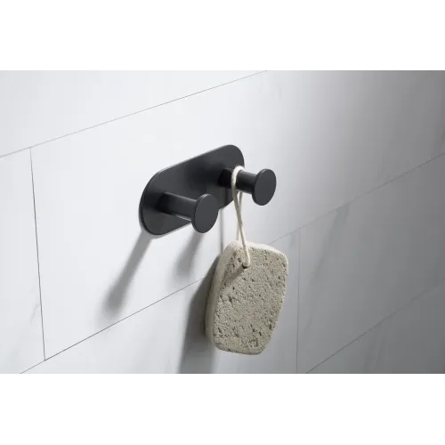 Timo. Вешалка-2 крючка Saona 13014/03 Черный