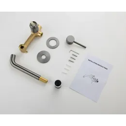 Timo. Смеситель для раковины встроенный Saona 2372/18SM Черное золото