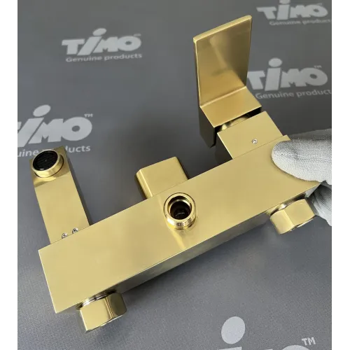 Timo. Душевая система Selene SX-1030/17 Золото матовое