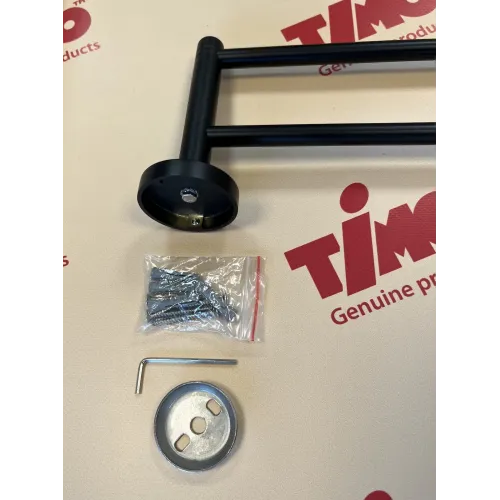 Timo. Полотенцедержатель двойной Saona 13056/03 Черный