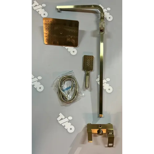 Timo. Душевая система Briana SX-7130/17 Золото матовое