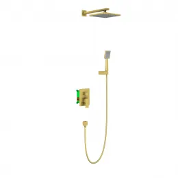 Timo. Душевая система встроенная Selene SX-2069/17SM Золото матовое
