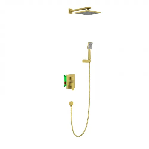 Timo. Душевая система встроенная Selene SX-2069/17SM Золото матовое