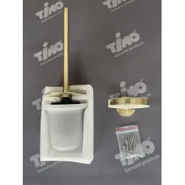 Timo. Щетка для туалета Saona 13061/17 Золото матовое