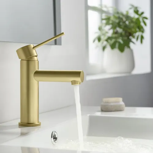 Timo. Смеситель для раковины Saona 2361/17F Золото матовое