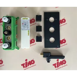 Timo. Душевая система встроенная с термостатом Petruma SX-5079/03SM Черный
