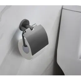 Timo. Бумагодержатель Saona 13042/18 Черное золото