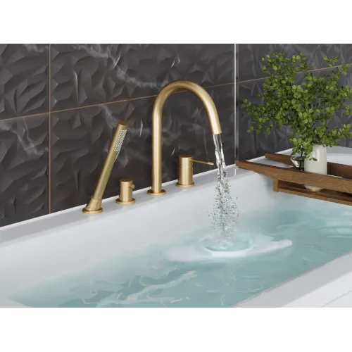 Timo. Смеситель для ванны врезной Saona 2320/17Y Золото матовое