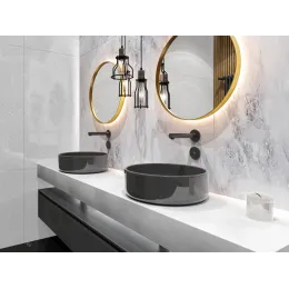 Timo. Смеситель для раковины встроенный, сенсорный Saona 2373/03SM Черный