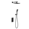 Timo. Душевая система встроенная с термостатом Petruma SX-5059/03SM Черный
