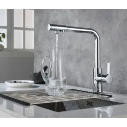 Timo. Смеситель для кухни с подключением фильтра Hette 1026/00F Хром