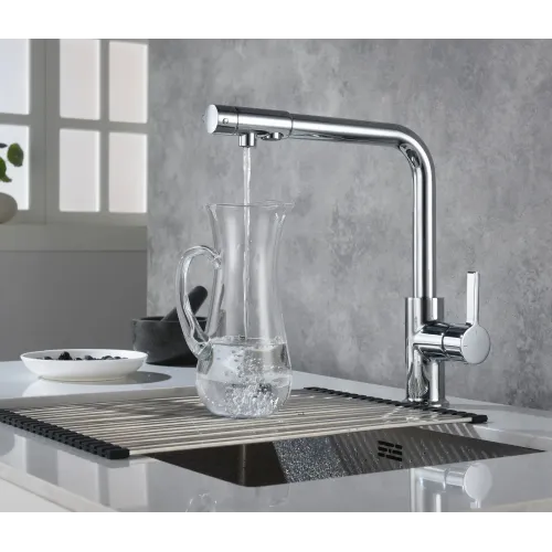 Timo. Смеситель для кухни с подключением фильтра Hette 1026/00F Хром