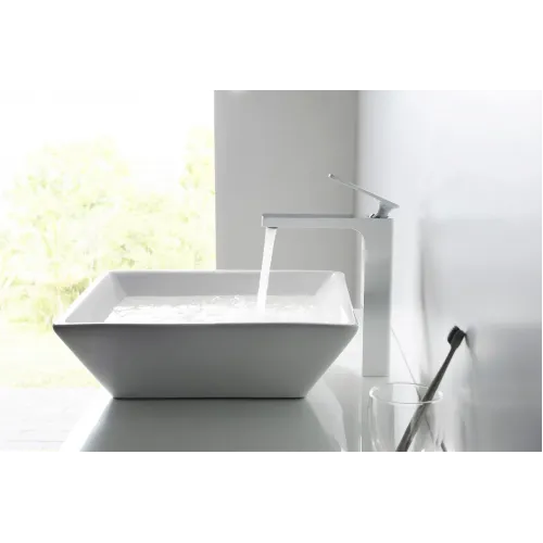 Timo. Смеситель для раковины-чаши Torne 4311/00-16F Хром-Белый