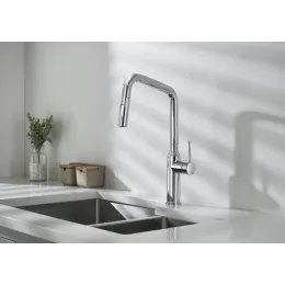 Timo. Смеситель для кухни с выдвижной лейкой Saona 2386/00FL Хром