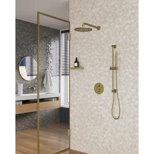 Timo. Душевая система встроенная Saona SX-2309/17SM Золото матовое