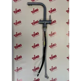 Timo. Смеситель для кухни с подключением фильтра и выдвижной лейкой Saona 2356/18FL Черное золото