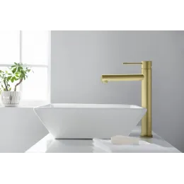 Timo. Смеситель для раковины-чаши Saona 2311/17F Золото матовое