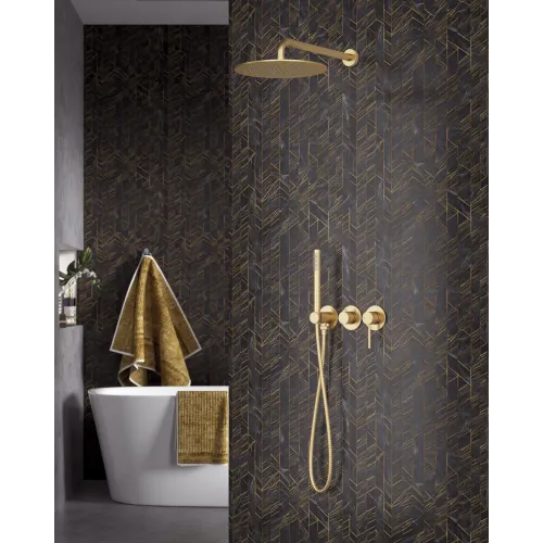 Timo. Душевая система встроенная Saona SX-2349/17SM Золото матовое