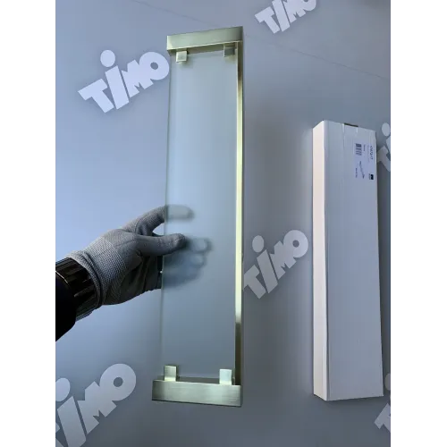 Timo. Полка в ванную стеклянная Selene 17072/17 Золото матовое