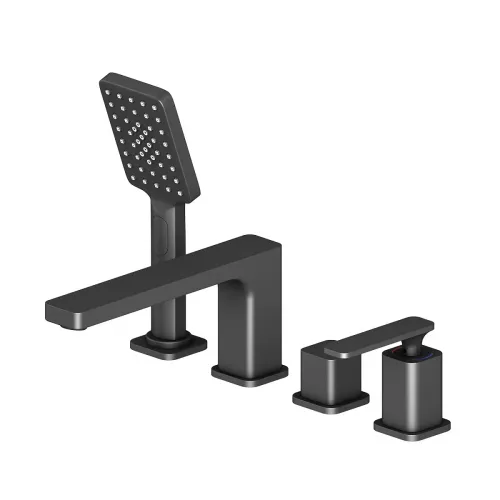 Timo. Смеситель для ванны врезной Torne 4330/03Y Черный