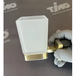 Timo. Стакан для зубных щеток Selene 17033/17 Золото матовое