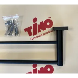 Timo. Полотенцедержатель двойной Selene 12056/03 Черный
