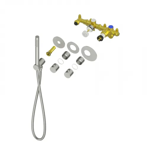 Timo. Душевая система встроенная с термостатом Saona SX-2359/00SM Хром