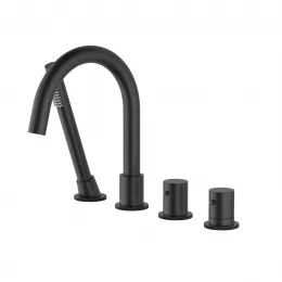 Timo. Смеситель для ванны врезной с термостатом Saona 2330/03Y Черный