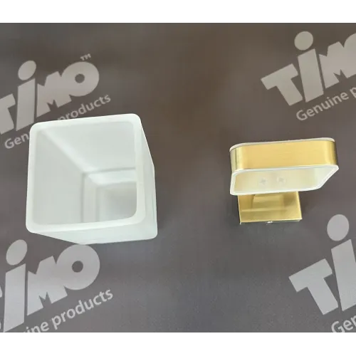 Timo. Стакан для зубных щеток Selene 17033/17 Золото матовое