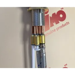 Timo. Смеситель для кухни с подключением фильтра Saona 2396/17F Золото матовое