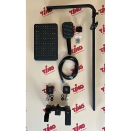 Timo. Душевая система Selene SX-1013/03 Черный