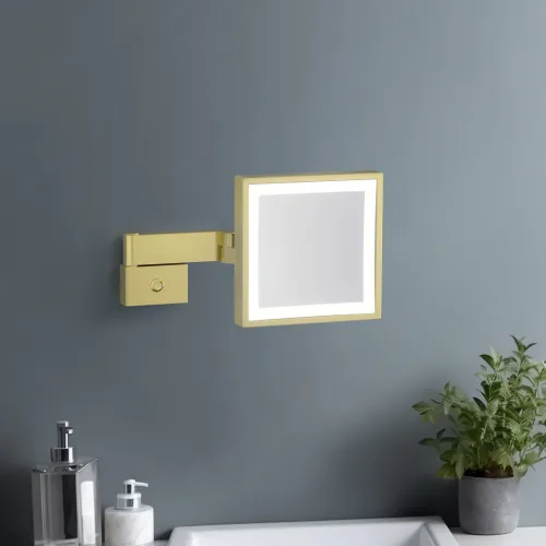 Timo. Зеркало с подсветкой Selene 17074/17 Золото матовое