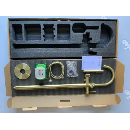 Timo. Смеситель напольный для ванны Saona 2310/17Y-CR Золото матовое